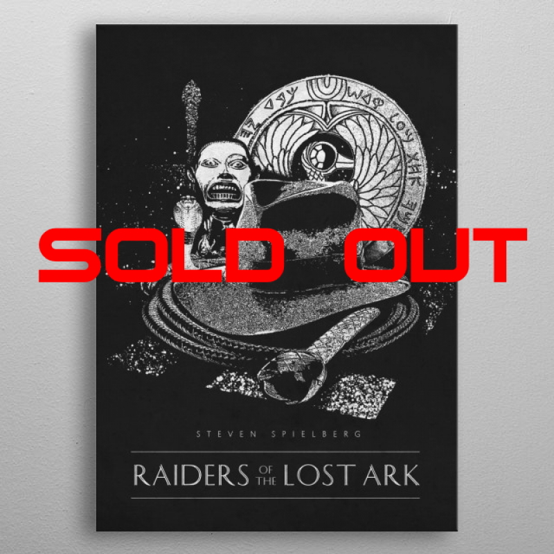 Displate Metall-Poster "Raiders Of The Lost Ark" *AUSVERKAUFT*